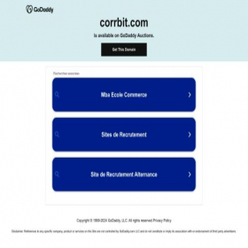 Скриншот главной страницы сайта corrbit.com