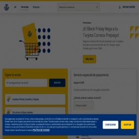 Скриншот главной страницы сайта correos-ep.shop