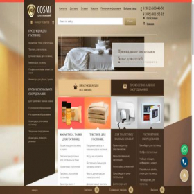 Скриншот главной страницы сайта cosmipro.ru