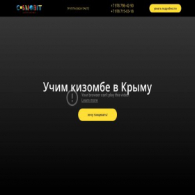 Скриншот главной страницы сайта cosmobit.ru