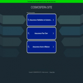 Скриншот главной страницы сайта cosmosfera.site