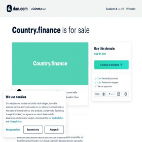 Скриншот главной страницы сайта country.finance