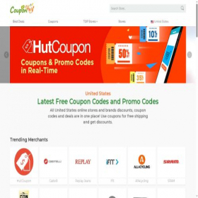 Скриншот главной страницы сайта couponhey.com