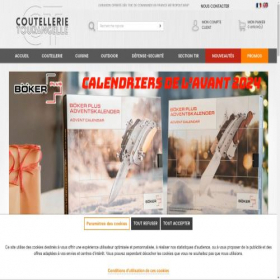 Скриншот главной страницы сайта coutellerie-tourangelle.com