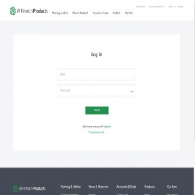 Скриншот главной страницы сайта cp.wfintech.online