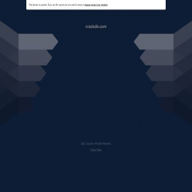 Скриншот главной страницы сайта crackdb.com