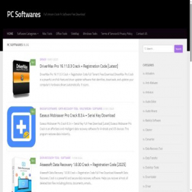 Скриншот главной страницы сайта crackfull.net