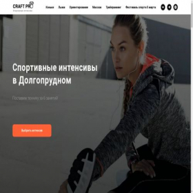 Скриншот главной страницы сайта craft-pro.team