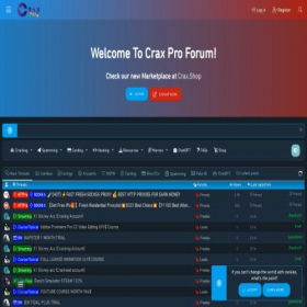 Скриншот главной страницы сайта crax.pro
