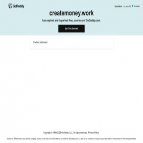 Скриншот главной страницы сайта createmoney.work
