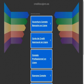 Скриншот главной страницы сайта creditocajero.es