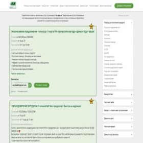 Скриншот главной страницы сайта creditv7.org