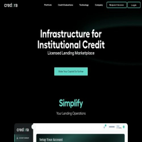 Скриншот главной страницы сайта credora.io