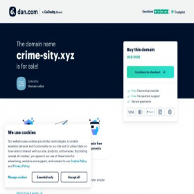 Скриншот главной страницы сайта crime-sity.xyz