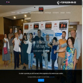 Скриншот главной страницы сайта crimeafestivalplus.com