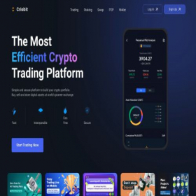 Скриншот главной страницы сайта criobit.com