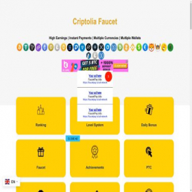 Скриншот главной страницы сайта criptolia.site