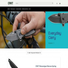 Скриншот главной страницы сайта crktoutlet.com