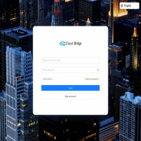 Скриншот главной страницы сайта crm.cloudbridge.capital