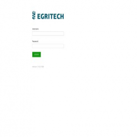 Скриншот главной страницы сайта crm.egritech.org