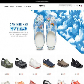 Скриншот главной страницы сайта crocsskstore.sk