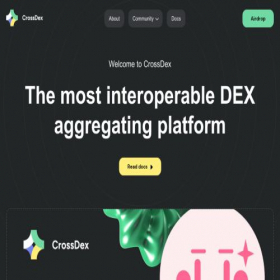 Скриншот главной страницы сайта crossdextoken.network