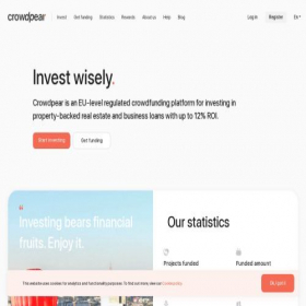 Скриншот главной страницы сайта crowdpear.com
