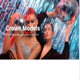 Скриншот главной страницы сайта crown-models.com