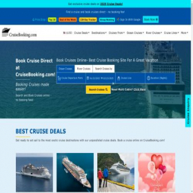 Скриншот главной страницы сайта cruisebooking.com