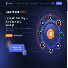 Скриншот главной страницы сайта crypnero.com