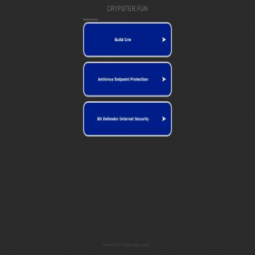 Скриншот главной страницы сайта crypster.fun