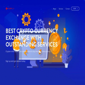 Скриншот главной страницы сайта crypta.one