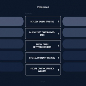 Скриншот главной страницы сайта crypteka.com