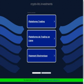 Скриншот главной страницы сайта crypto-btc.investments