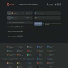 Скриншот главной страницы сайта crypto-cart.store