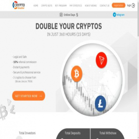 Скриншот главной страницы сайта crypto-doubler.com