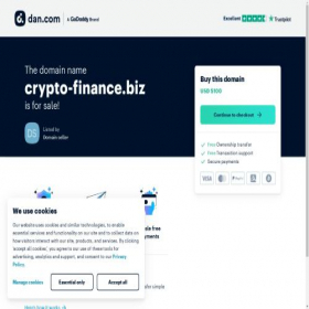 Скриншот главной страницы сайта crypto-finance.biz