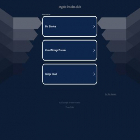 Скриншот главной страницы сайта crypto-insider.club