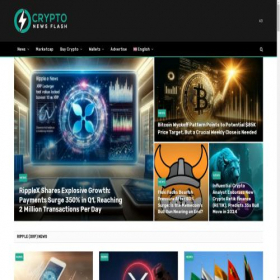 Скриншот главной страницы сайта crypto-news-flash.com