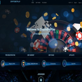 Скриншот главной страницы сайта cryptobetplay.com