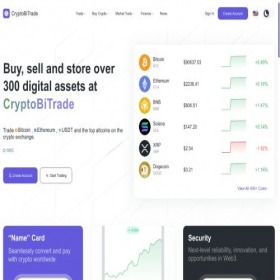 Скриншот главной страницы сайта cryptobitrade.com