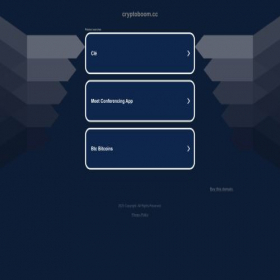 Скриншот главной страницы сайта cryptoboom.cc