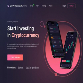 Скриншот главной страницы сайта cryptocascade.net