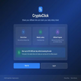 Скриншот главной страницы сайта cryptoclick.fr