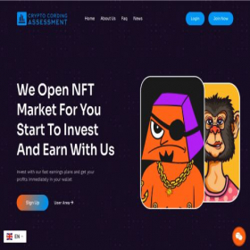 Скриншот главной страницы сайта cryptocordingassessment.com