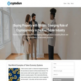 Скриншот главной страницы сайта cryptodium.org