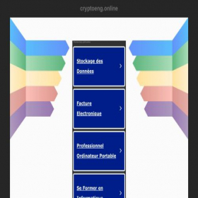 Скриншот главной страницы сайта cryptoeng.online
