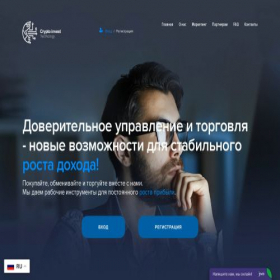 Скриншот главной страницы сайта cryptoinvest.boats