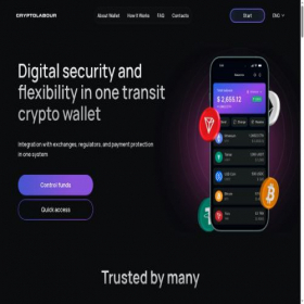 Скриншот главной страницы сайта cryptolabour.com