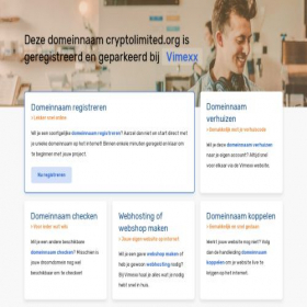 Скриншот главной страницы сайта cryptolimited.org